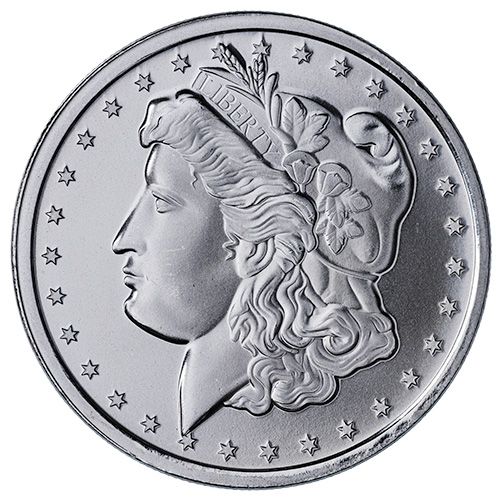 1 oz Silver Morgan Round
